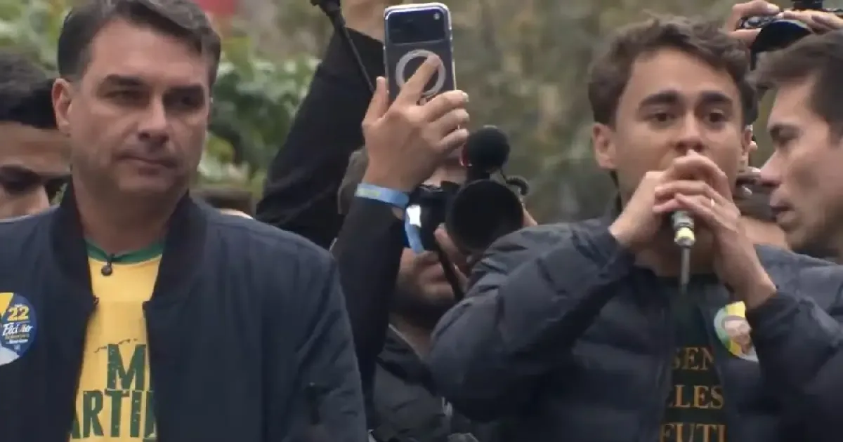 Flávio Bolsonaro concentra estratégia em Minas com apoio de Nikolas