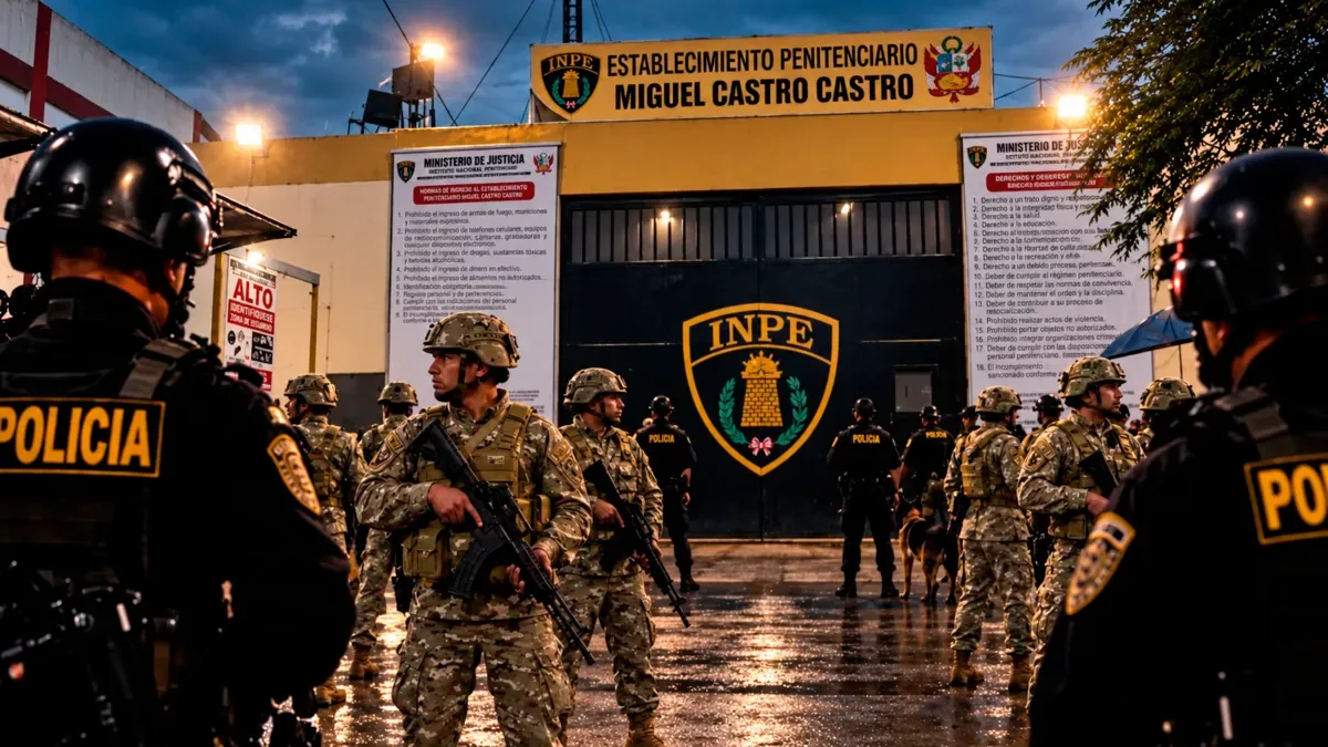 Peru amplia presença do Estado em cinco prisões de segurança máxima
