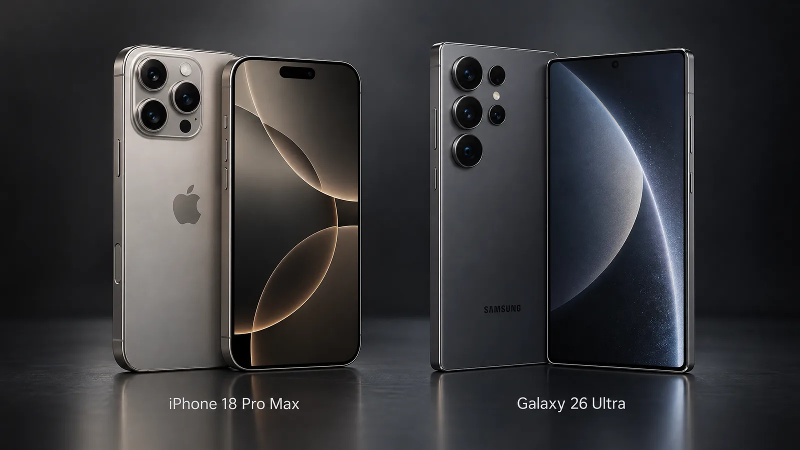 iPhone 18 Pro Max abre vantagem sobre Galaxy S26 Ultra em teste