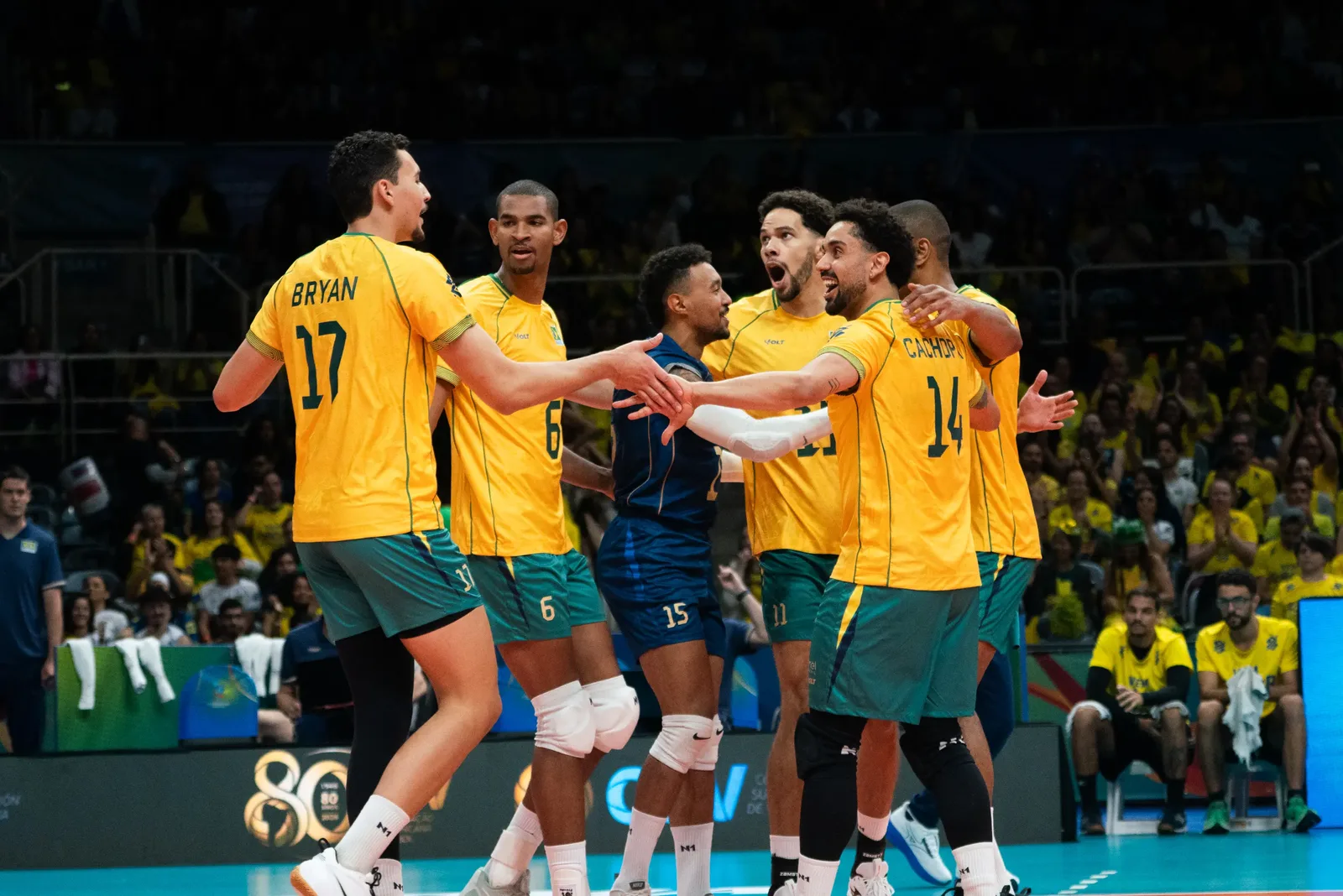 Brasil vence Chile na estreia do Sul-Americano masculino de vôlei