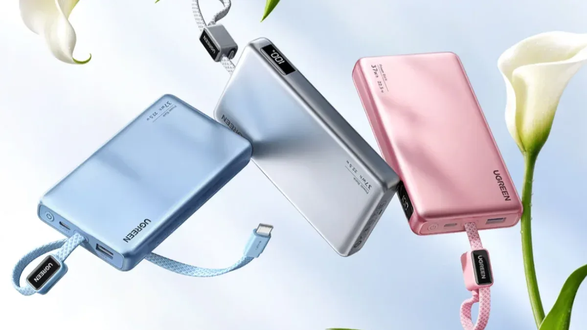Ugreen apresenta power bank P5 de 10.000 mAh na China por 119 yuans