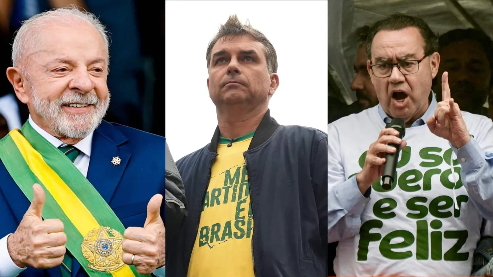 Lula lidera o primeiro turno, mas Flávio Bolsonaro vira no segundo