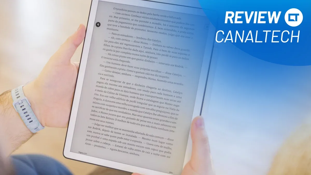 Kindle Scribe 3 se destaca como caderno digital, mas mantém limites para leitura