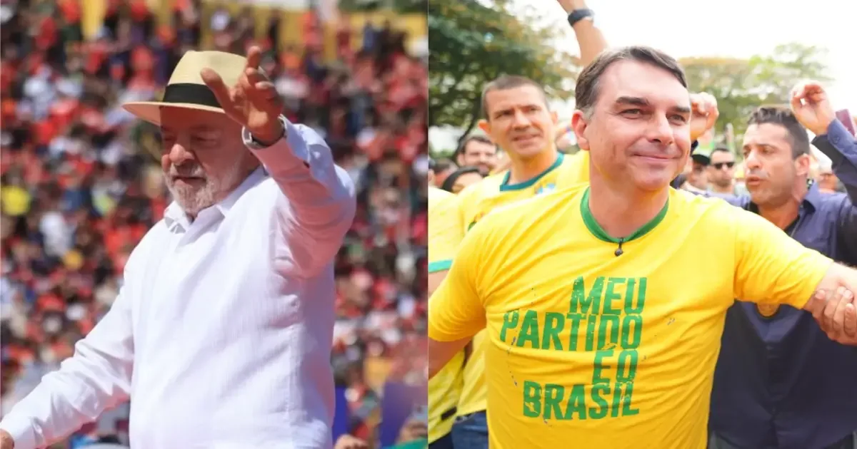Pesquisa no Rio de Janeiro simula disputa entre Lula e Flávio Bolsonaro
