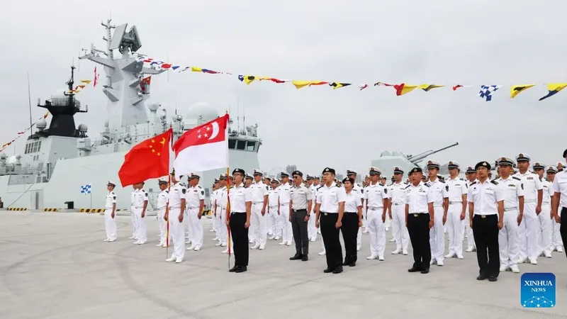 China e Singapura iniciam quinto exercício marítimo bilateral
