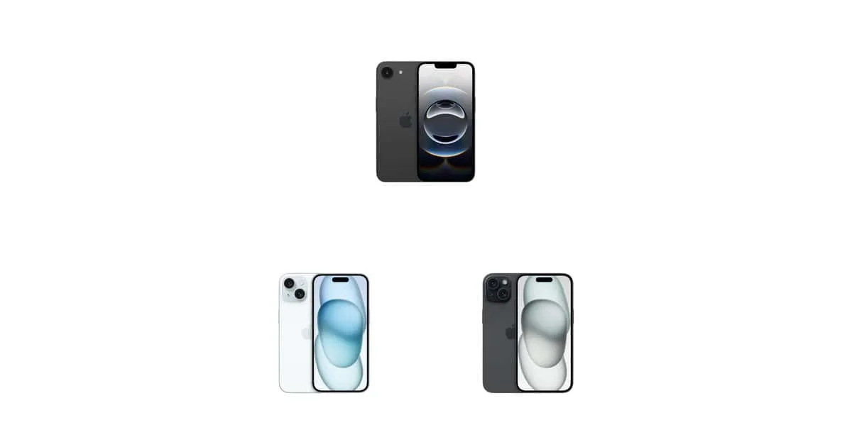 Três iPhones da Apple se destacam entre as opções disponíveis na Amazon