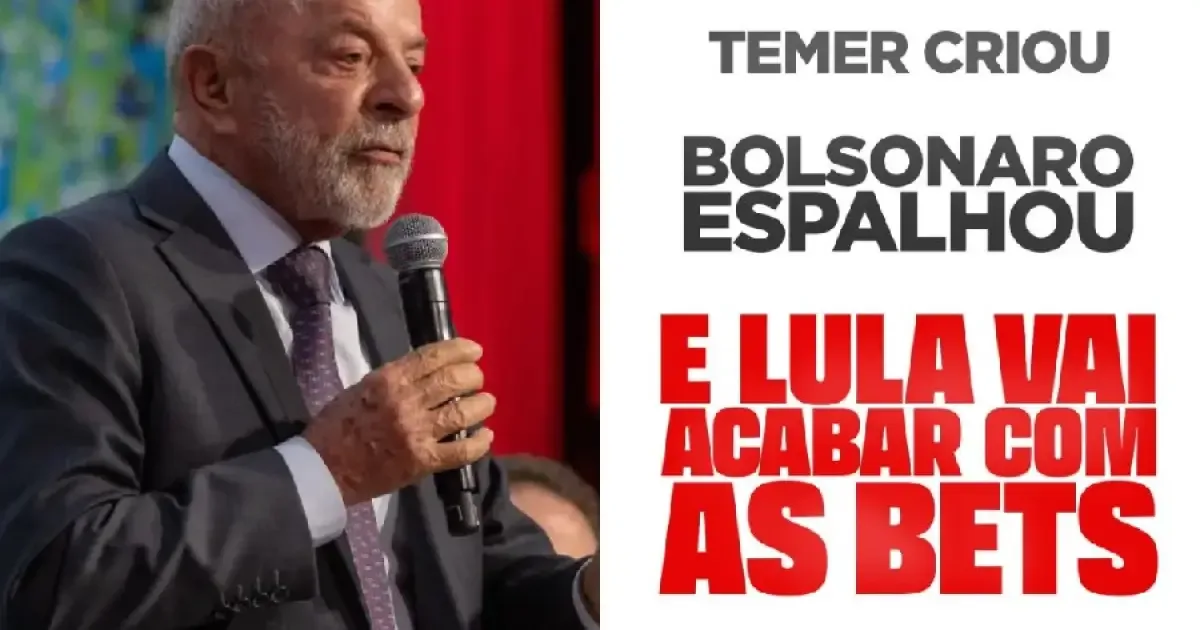 Governo Lula anuncia veto às bets e busca capital eleitoral antes do primeiro turno