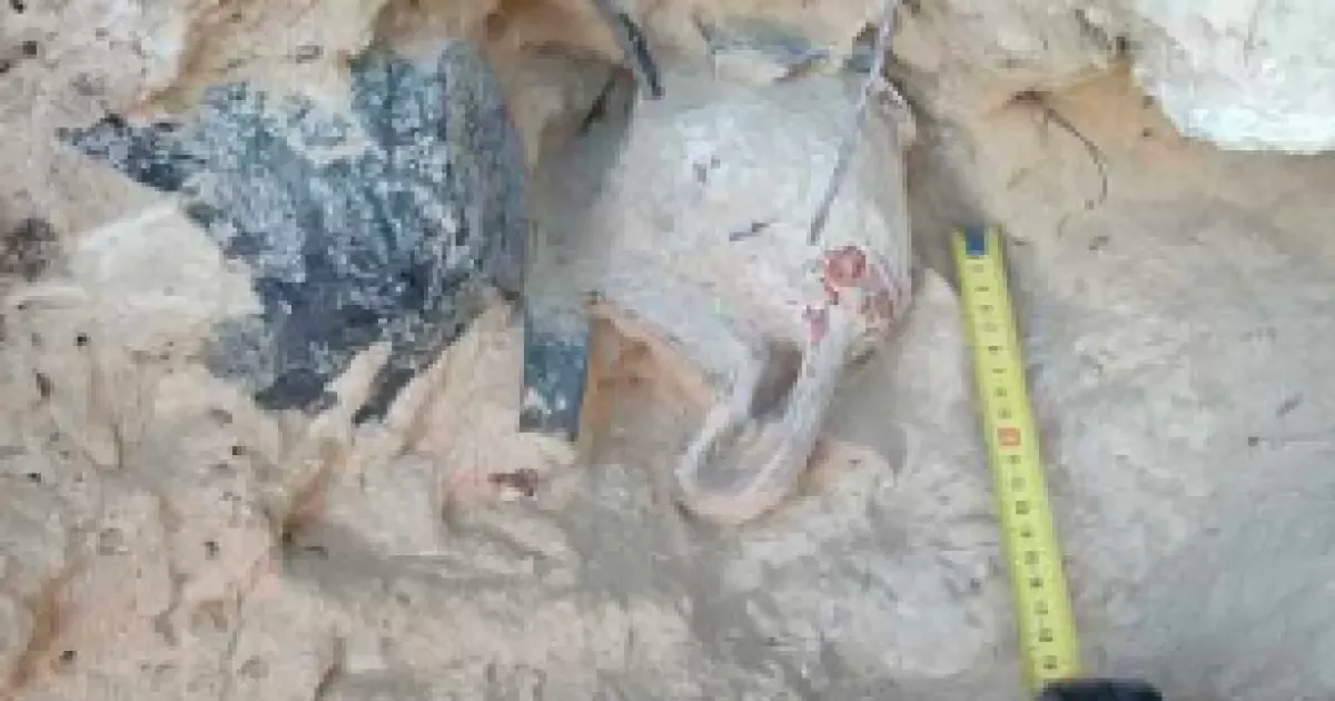 Chuvas revelam tumba picena de cerca de 2.500 anos na Itália
