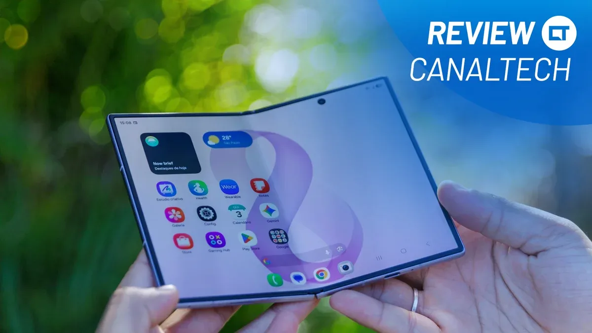 Galaxy Z Fold 8 combina celular compacto com tela de tablet