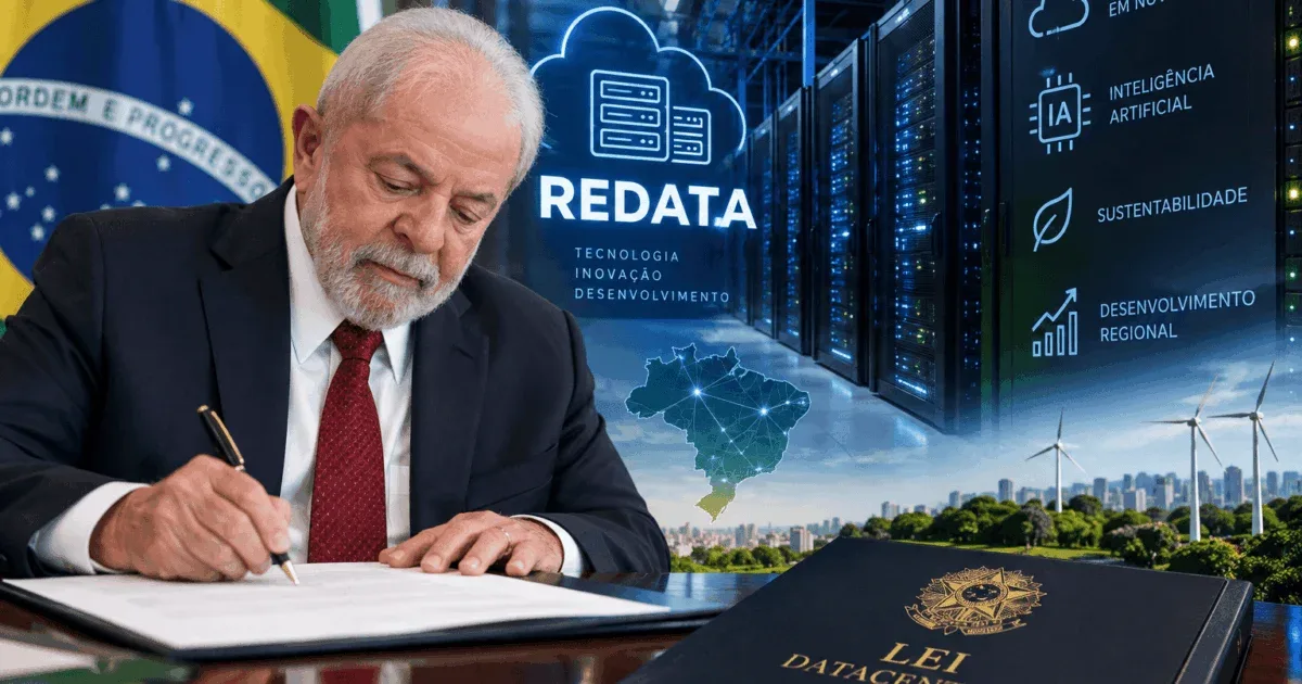 Lei cria regime tributário para incentivar datacenters no Brasil