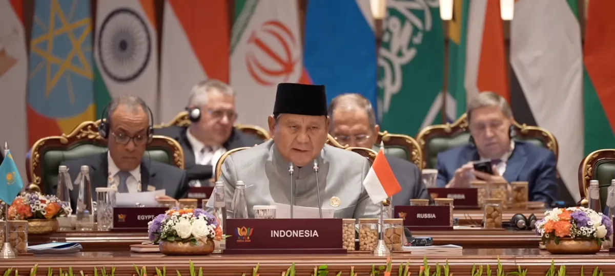 Presidente da Indonésia defende autonomia de países em desenvolvimento no BRICS+