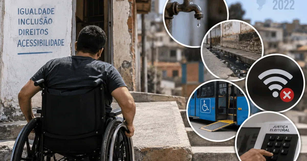 Censo 2022 mostra desigualdade em moradia e serviços para pessoas com deficiência
