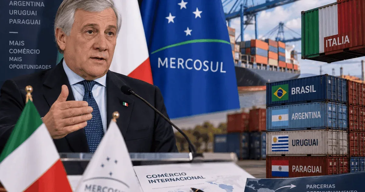 Itália quer ampliar comércio e investimentos com países do Mercosul