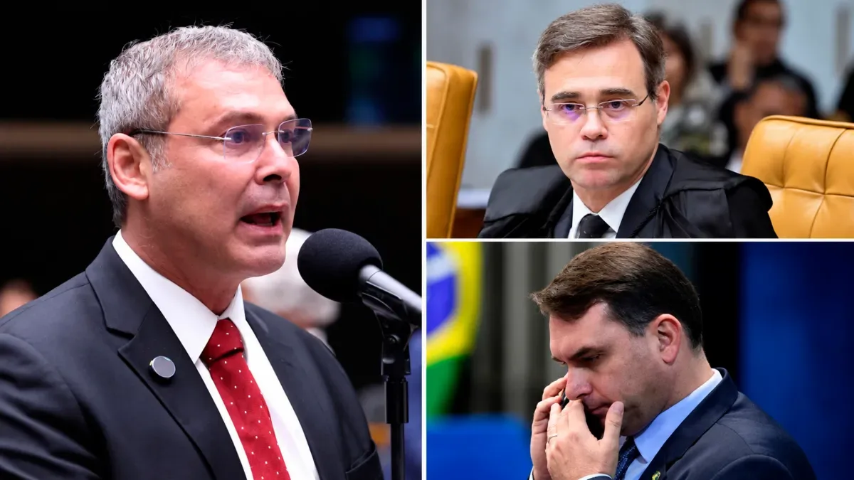 Lindbergh critica Flávio Bolsonaro após defesa de André Mendonça