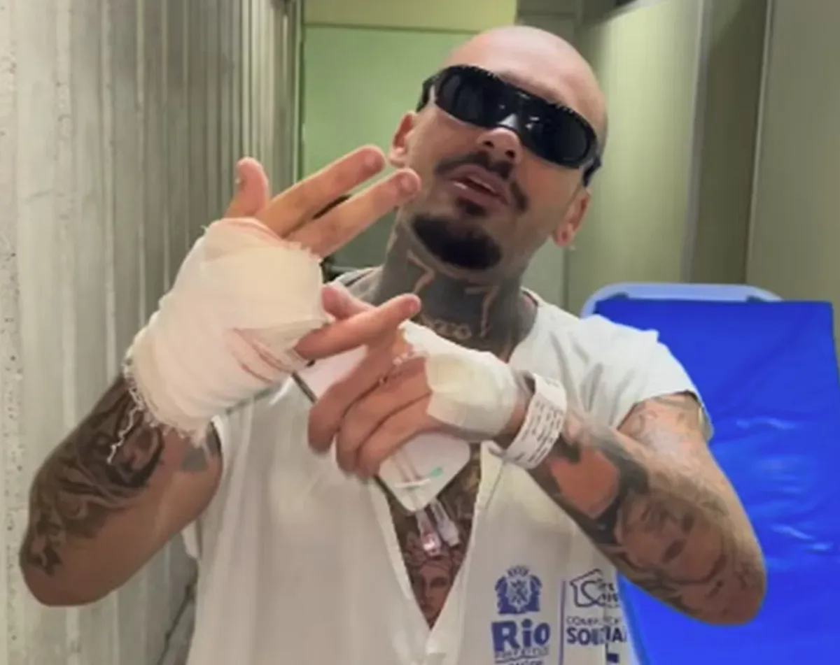 Streamer recebe alta após amputar dedo em grade perto do Rock in Rio