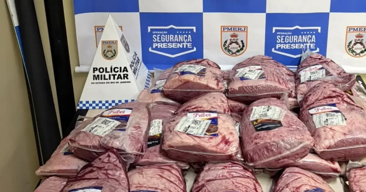Adolescente de 17 anos é apreendida com 22 peças de picanha em Nova Iguaçu
