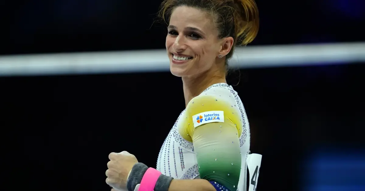 Jade Barbosa quer ajudar a criar protocolo para atletas após a maternidade