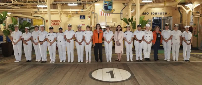 Petrobras inicia renovação da frota com navio operado por 16 mulheres