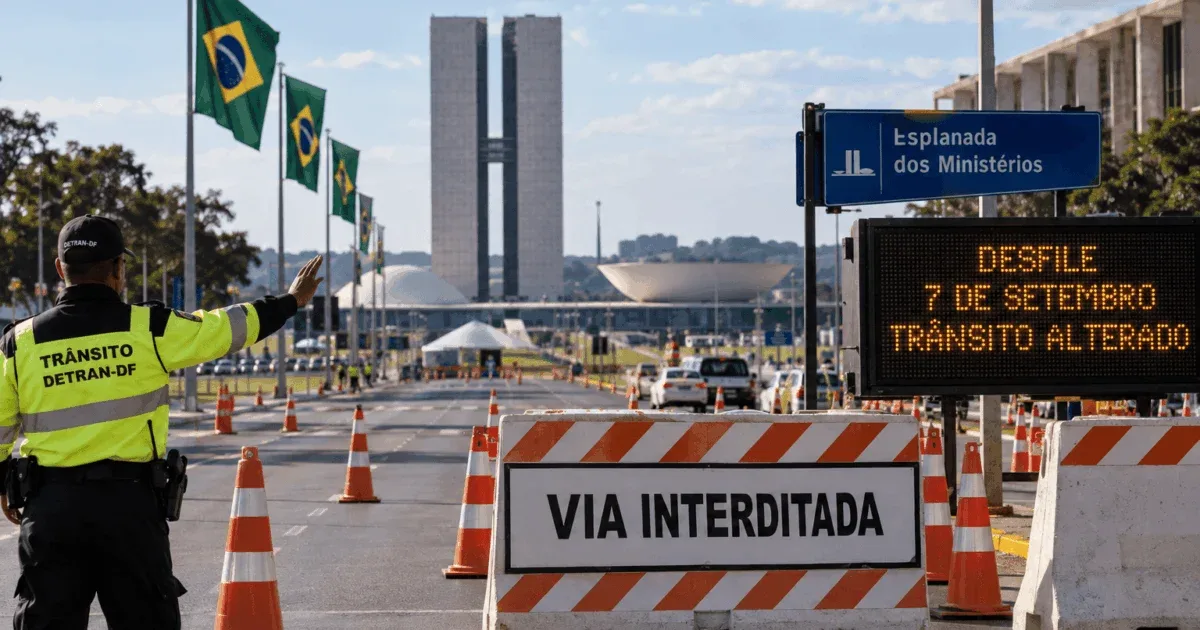 Esplanada e Base Aérea terão restrições no fim de semana em Brasília