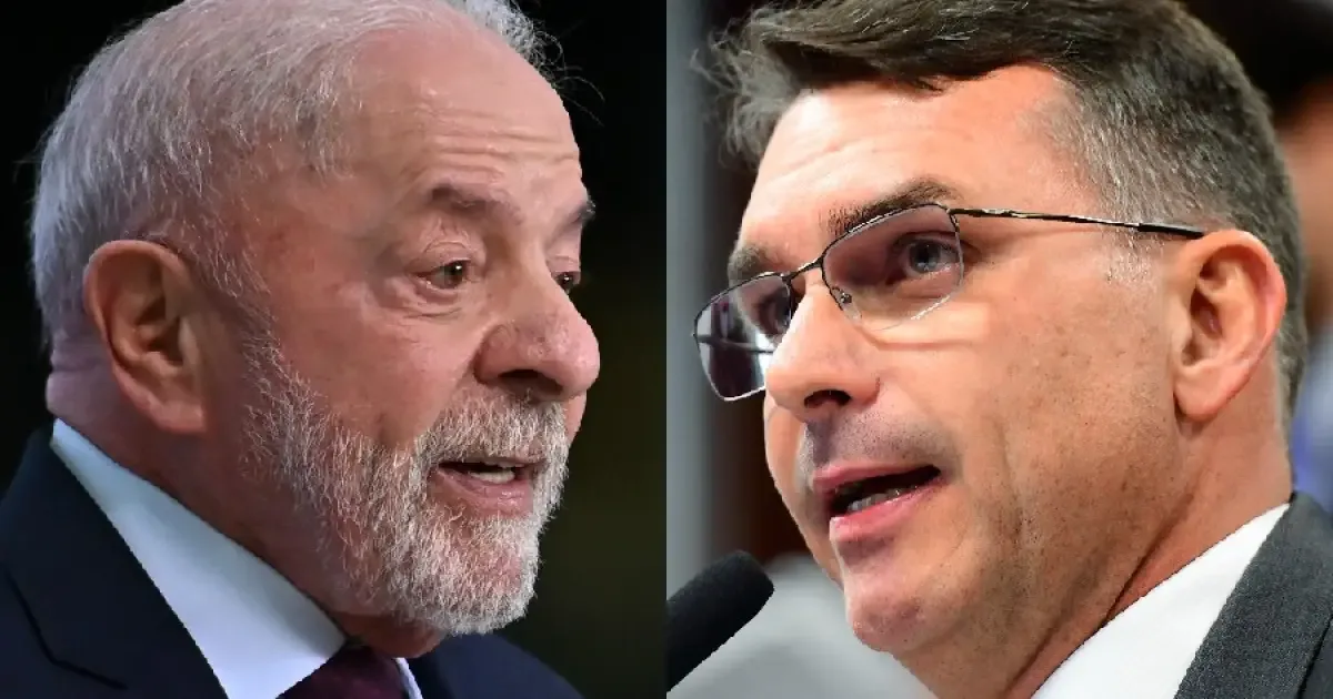 Lula e Flávio Bolsonaro têm 41% no segundo turno, aponta Quaest
