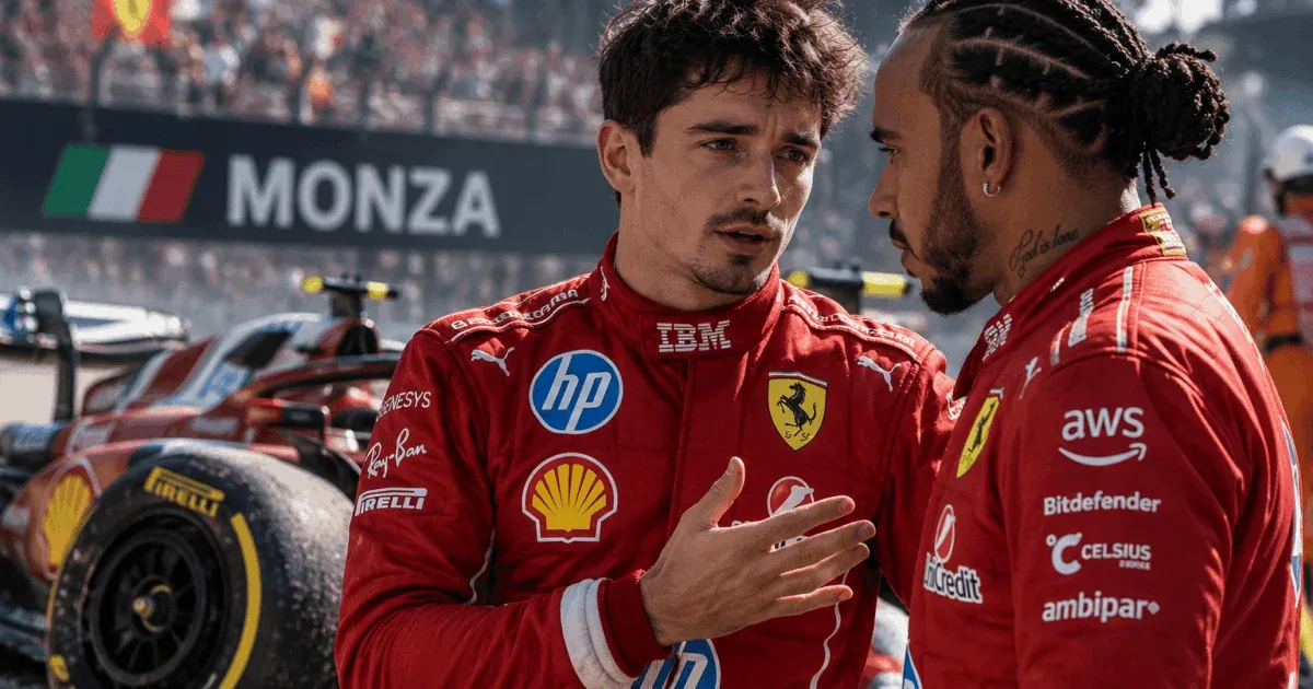 Leclerc admite erro em incidente com Hamilton no GP da Itália