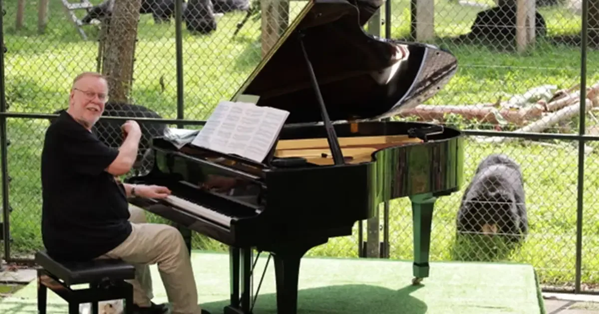 Rick Wakeman faz concerto para ursos resgatados no Vietnã