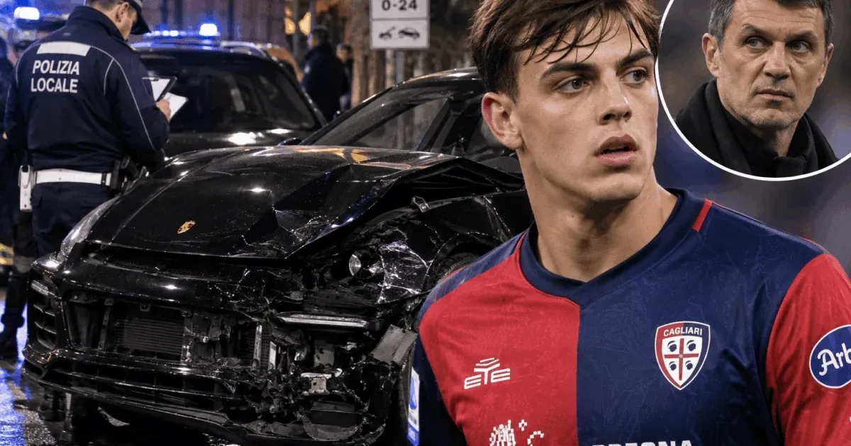 Daniel Maldini tem habilitação apreendida após acidente e teste de álcool