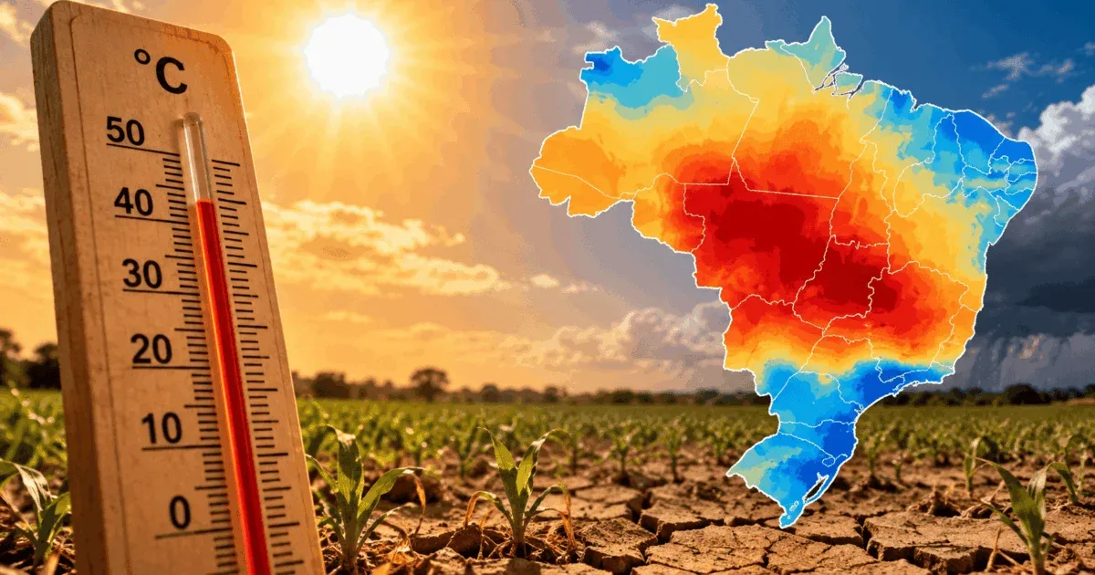 Outubro deve ter calor elevado e chuva desigual pelo país, prevê Inmet