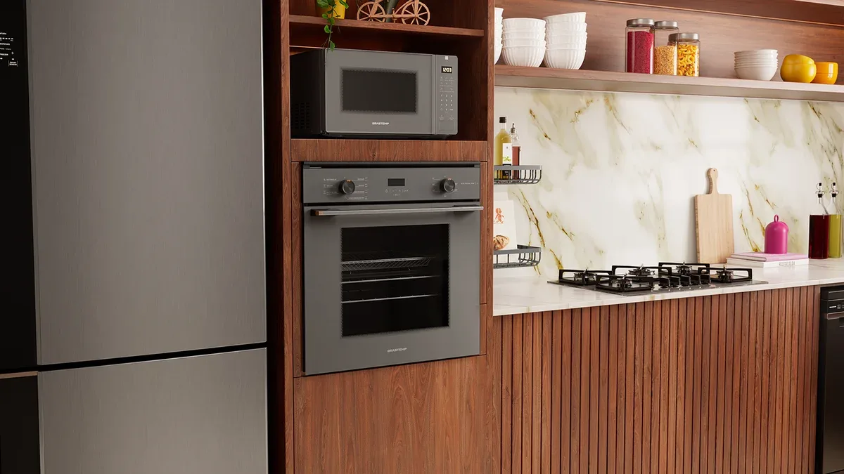 Brastemp lança fornos de embutir com Air Fryer Pro e até 84 litros