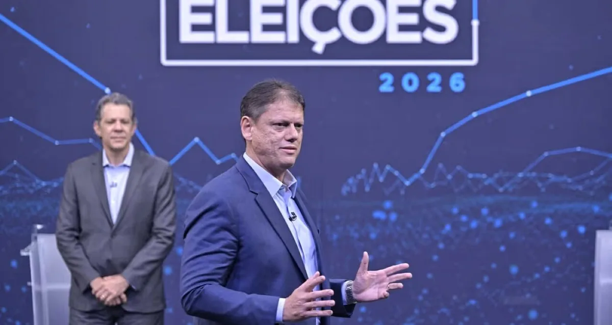 Tarcísio lidera disputa pelo governo de São Paulo com 42% contra 27% de Haddad