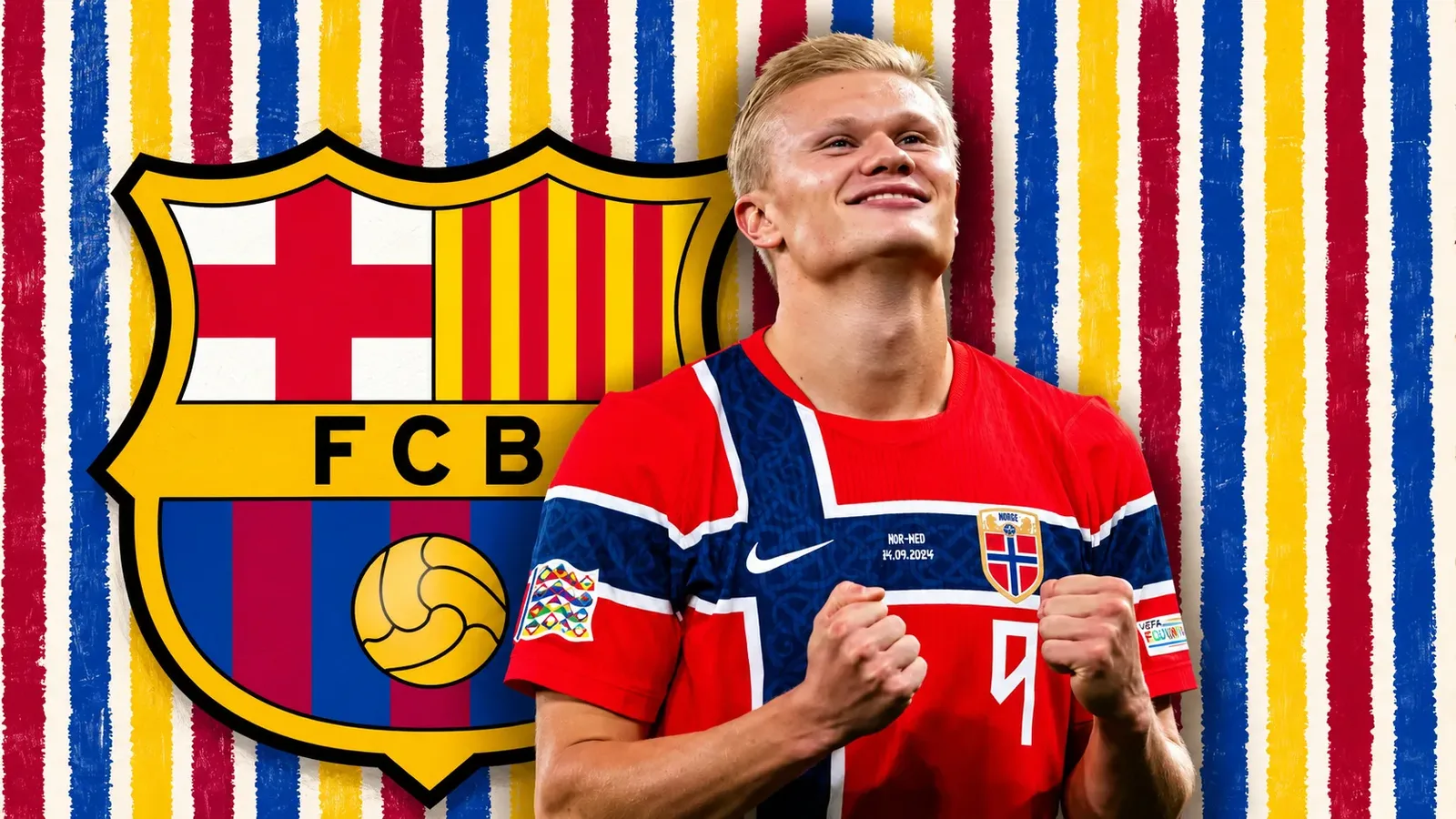 Contrato e desempenho mantêm Haaland distante do Barcelona