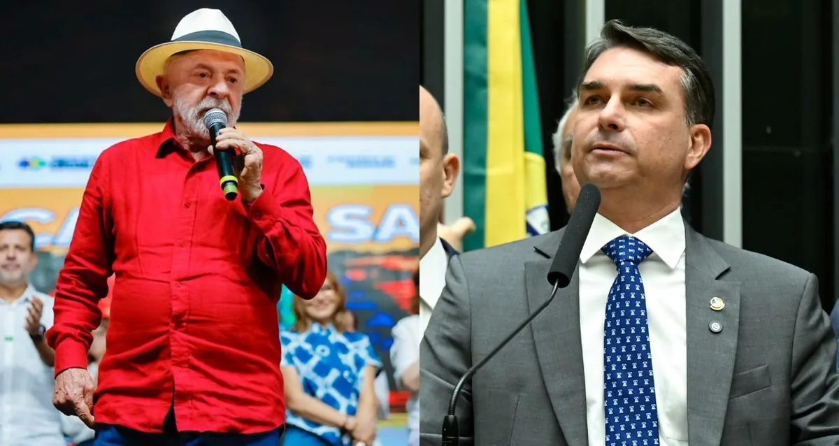 Lula lidera primeiro turno, mas empata com Flávio Bolsonaro no segundo