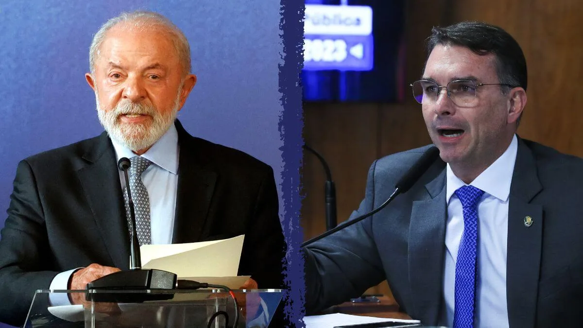 Lula e Flávio Bolsonaro ficam em empate técnico nos dois turnos