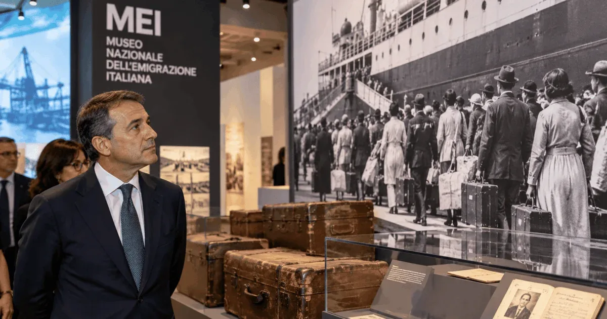 Museu em Gênova recebe responsável italiano por comunidades no exterior