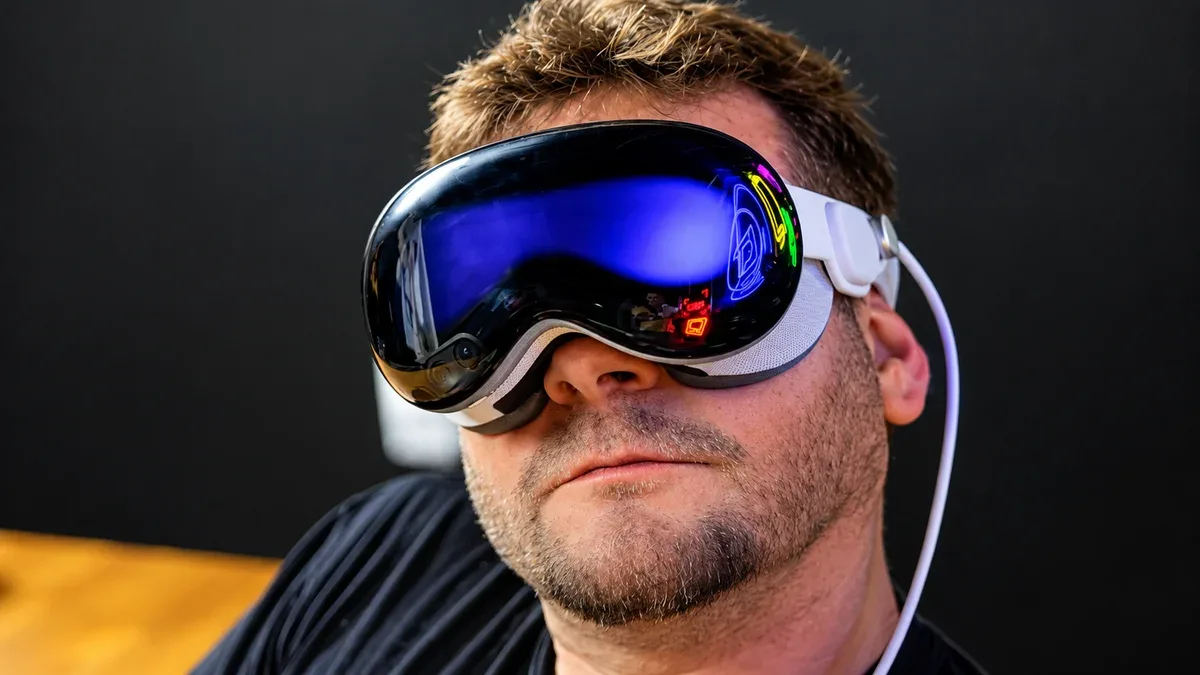Apple avalia Vision Pro mais leve com processamento fora do headset