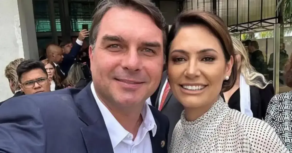 Michelle não participa de ato de 7 de setembro com Flávio Bolsonaro