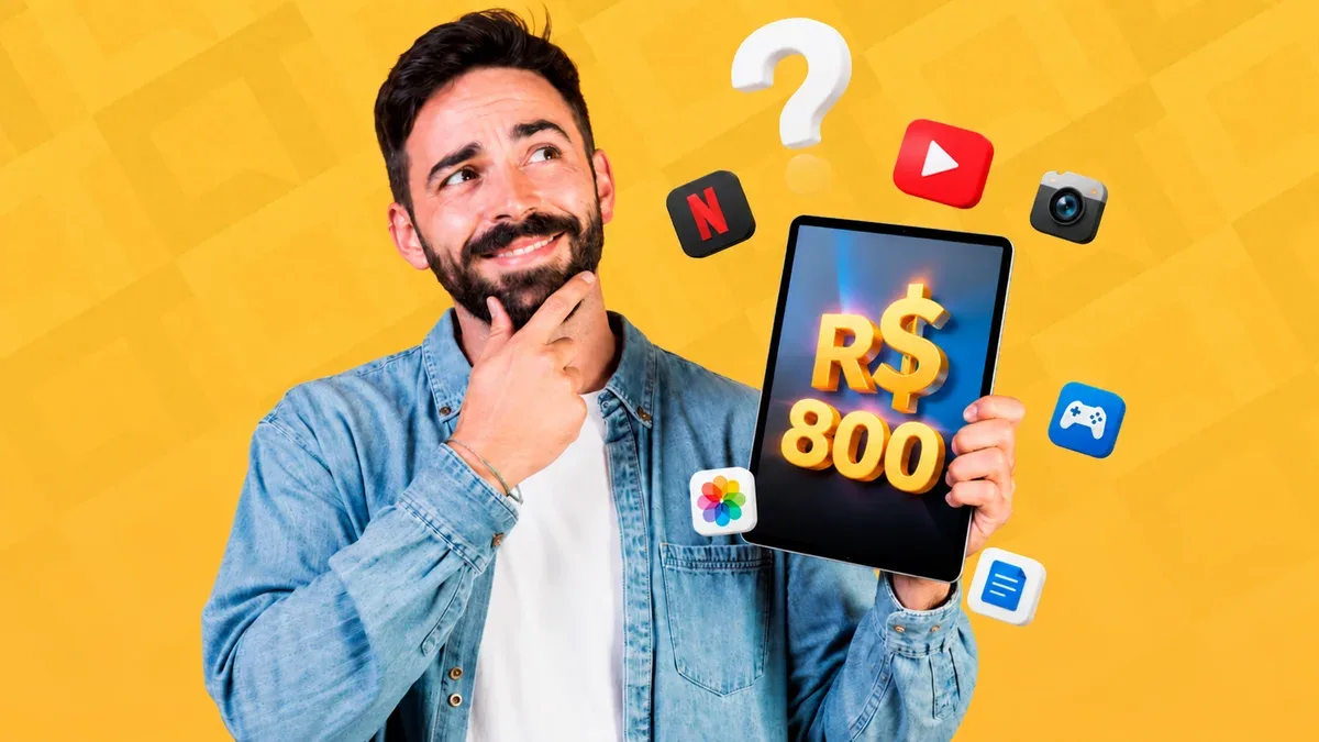 Tablet de R$ 800 atende estudos e vídeos, mas tem limites no trabalho