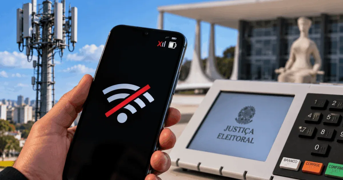 Anatel alerta STF para risco de congestionamento com internet móvel liberada na eleição