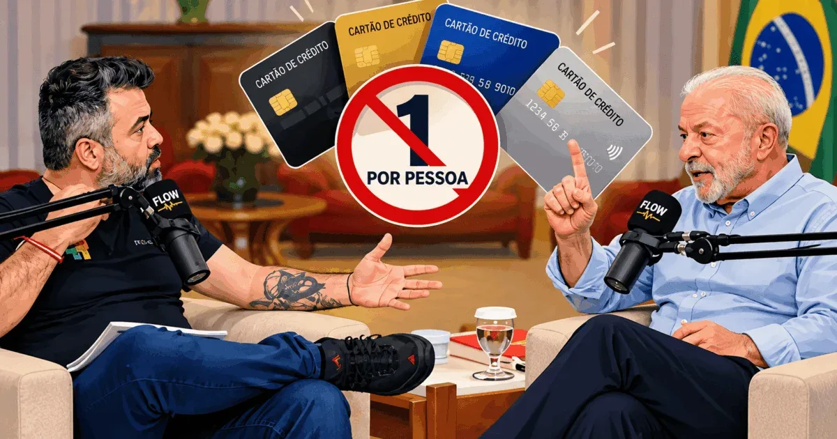 Lula discute com Banco Central limite de um cartão de crédito por pessoa