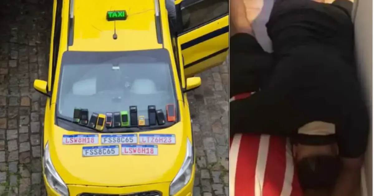 Três são presos por golpes contra passageiros de táxi no Rio