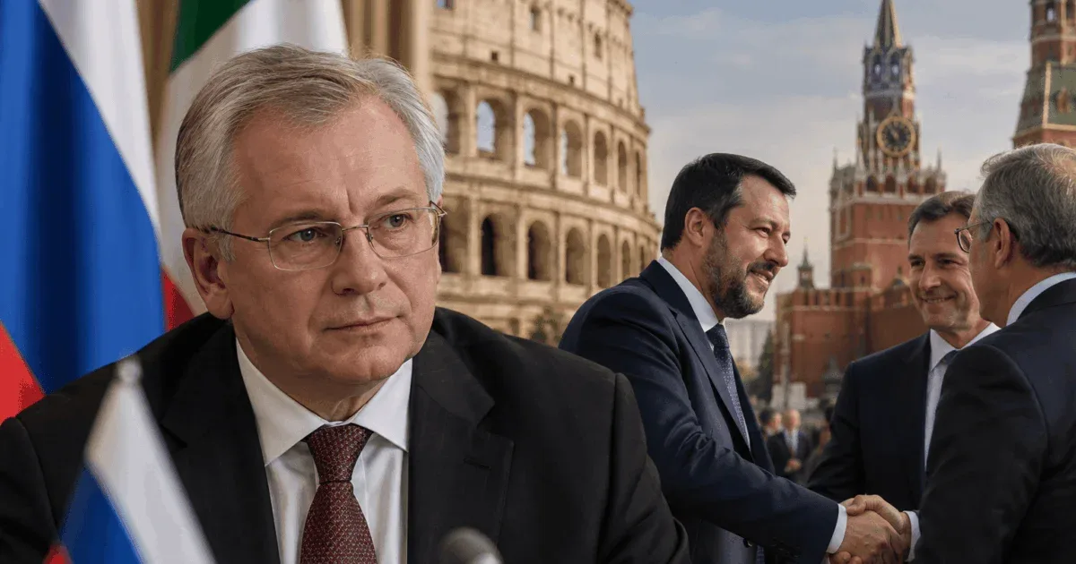 Embaixador russo vê possível revisão da política italiana para Moscou