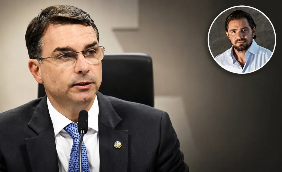 PF reúne contatos de Flávio Bolsonaro e Vorcaro sobre financiamento de filme