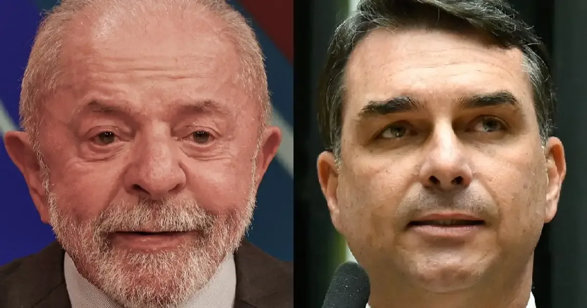 Flávio Bolsonaro lidera Lula em São Paulo no primeiro e no segundo turno