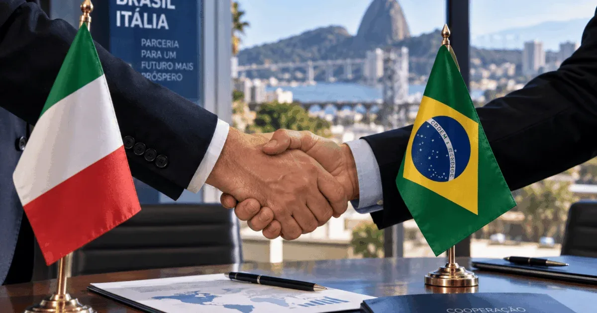 Missão italiana cria grupo permanente para ampliar comércio com o Brasil
