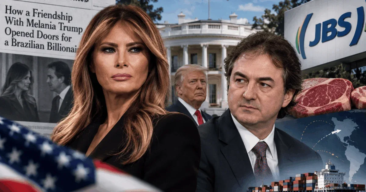 Amizade entre Melania Trump e Joesley Batista é ligada a acesso à Casa Branca