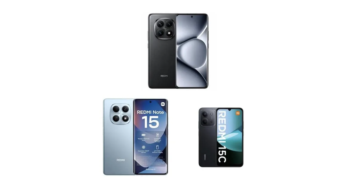 Três celulares Redmi com 8 GB de RAM e 256 GB em oferta